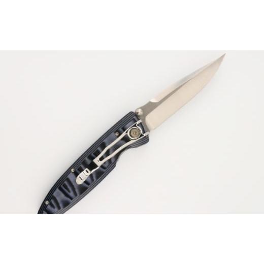 ふるさと納税 アウトドアグッズ 岐阜県 関市 MCUSTA Classic Wave VG-10 ブルーマイカルタ H57-14 ナイフの画像
