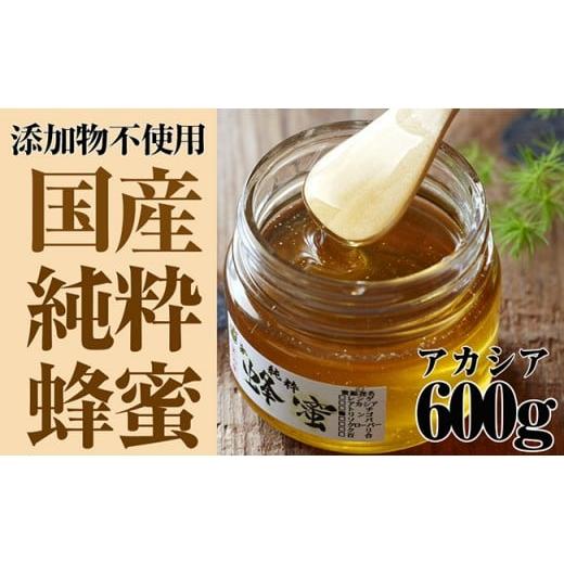ふるさと納税 加工品等 はちみつ 岩手県 陸前高田市 気仙養蜂の国産純粋蜂蜜〈アカシア〉600g はちみつ ギフト 料理 飲料 岩手県 陸前高田市の画像
