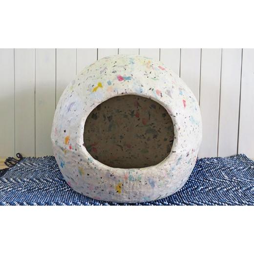 ふるさと納税 雑貨・日用品 島根県 江津市 石州勝地半紙 手漉き和紙の猫ハウス チョビータ コロリド
