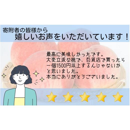ふるさと納税 もも 山梨県 市川三郷町 山梨の桃 6〜7玉 2kg箱 2026年7月上旬から発送  長田明農園 5839-1241の画像