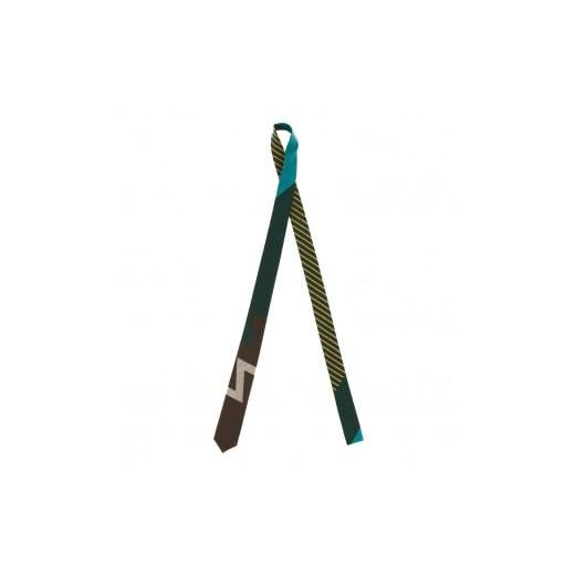 ふるさと納税 小物 兵庫県 西脇市 40-2 POLS ミミクリタイ(ネクタイ)ブラウン MT-0003-BRN ブラウン