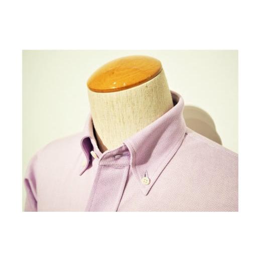 ふるさと納税 服 男 茨城県 行方市 Z-25 メンブラーナ動体裁断シャツ(ラベンダー) サイズXL サイズXL