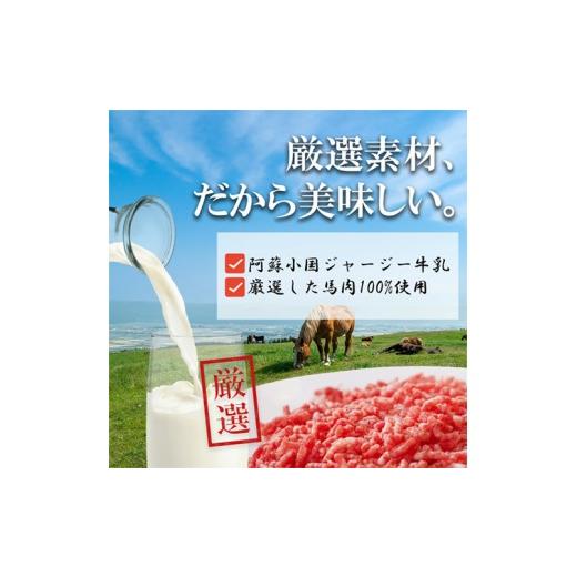 ふるさと納税 馬肉 熊本県 小国町  阿蘇牧場 馬肉ハンバーグ 150g 12個 計1800g 1.8kg 熊本と畜 馬肉100％ 馬ミンチ ヘルシーミート 高タンパク 低カロリー 小… |  | 03