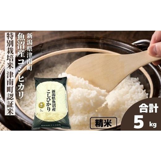 ふるさと納税 米 コシヒカリ 新潟県 津南町 令和7年産 米 5kg 魚沼産 コシヒカリ 特別栽培米 津南町認証米 | こしひかり お米 おこめ こめ コメ ご飯 ごはん …