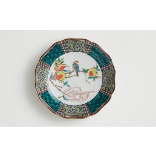 ふるさと納税 陶磁器・漆器・ガラス 石川県 能美市  No.5784-0290 九谷焼　4.2号皿揃　花鳥絵変り（5枚セット）_2