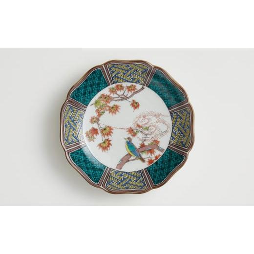 ふるさと納税 陶磁器・漆器・ガラス 石川県 能美市  No.5784-0290 九谷焼　4.2号皿揃　花鳥絵変り（5枚セット）_3