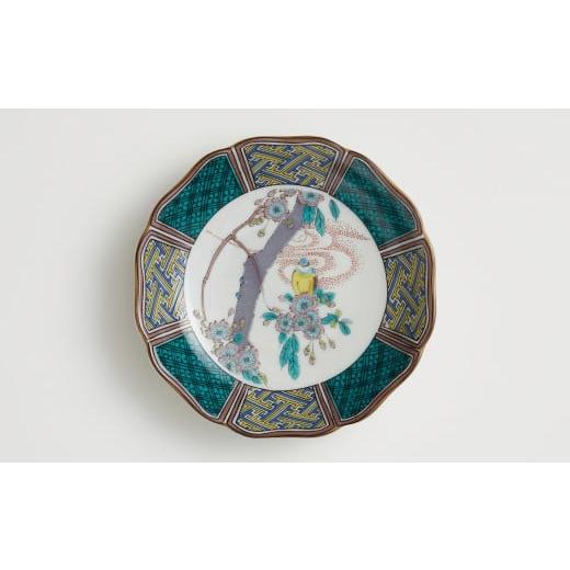 ふるさと納税 陶磁器・漆器・ガラス 石川県 能美市  No.5784-0290 九谷焼　4.2号皿揃　花鳥絵変り（5枚セット）_5