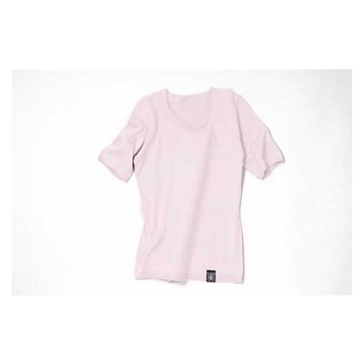 ふるさと納税 服 女 和歌山県 和歌山市 NUONE海島綿ラウンドネック半袖プルオーバー ライトピンク 4(15号) 混率 コットン(シーアイランドコットン)100% カラー…