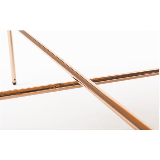 ふるさと納税 家具 テーブル 熊本県 南小国町 FIL コーヒーテーブル MASS Series 900 Coffee Table -Natural Wood & Copper Frame-　小国杉 テーブル ラ…