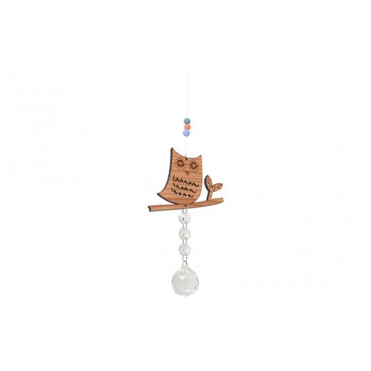 ふるさと納税 雑貨・日用品 インテリア 熊本県 南小国町 Foreque サンキャッチャー フクロウ 小国杉 インテリア おしゃれ 贈り物 プレゼント ギフト 贈答用 …