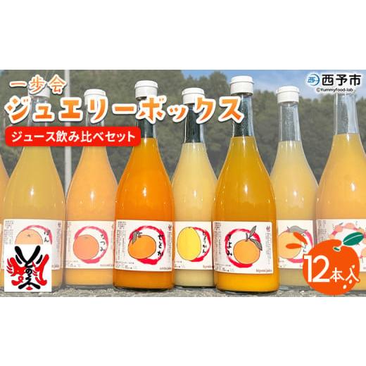 ふるさと納税 果汁飲料 みかん 愛媛県 西予市 一歩会 ジュエリーボックス ジュース飲み比べセット 720ml×12本入り(果汁100%ストレートジュース)愛媛 みか…