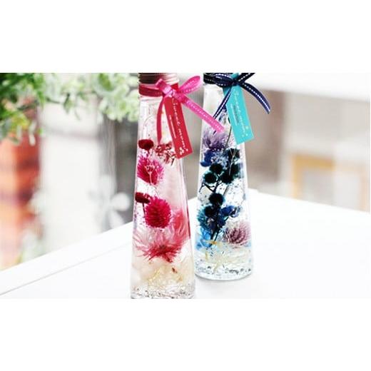 ふるさと納税 雑貨・日用品 インテリア 山梨県 市川三郷町 ハーバリウム ブルー 5839-9086 ブルー