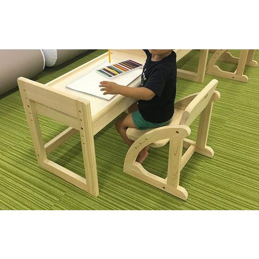 ふるさと納税 雑貨・日用品 玩具 奈良県 桜井市 JBA-1. 檜の家具 キッズデスク KIDS DESK 子供机の画像