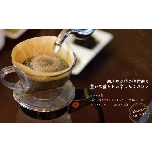 ふるさと納税 コーヒー コーヒー粉 千葉県 柏市 スペシャリティー珈琲2種セット(各200g) 粉 [粉]