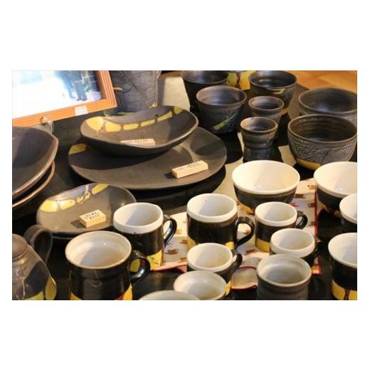 ふるさと納税 北海道 美瑛町 皆空窯　氷裂ビアグラス[065-09] 陶芸