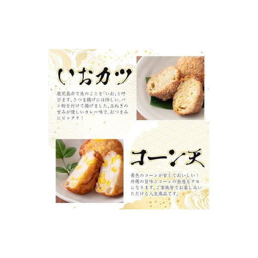 ふるさと納税 かまぼこ・練り製品 さつまあげ 鹿児島県 姶良市 a146-01 平日着分 特上さつま揚げ彩り33枚(10種類) 薩摩のまごころ 姶良市 薩摩揚げ さつまあげ…の画像