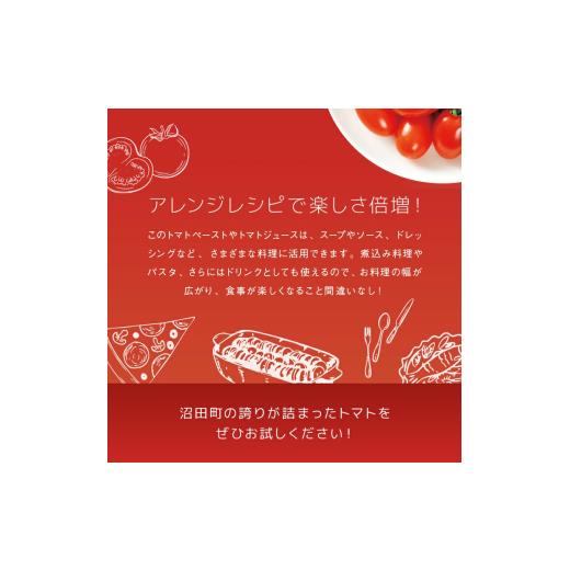 ふるさと納税 果汁飲料 トマト 北海道 沼田町 トマトセットB（トマトジュース加塩缶×60本・トマトケチャップ×6個）保存料 無添加 国産 北海道産 とまと 野菜…の画像