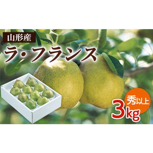 ふるさと納税 梨 山形県 山形市 山形市産 ラ・フランス 秀以上 3kg(6〜10玉) FZ26-827