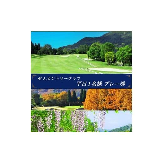 ふるさと納税 ゴルフ場利用券 兵庫県 加東市 ぜんCC 平日 1名様 プレー券 ゴルフ 加東市 兵庫県 関西 ゴルフ場
