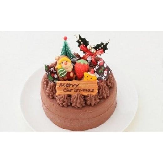 ふるさと納税 ケーキ・カステラ チョコレートケーキ 大阪府 阪南市 クリスマスケーキ クリスマスガナッシュ 5号 ホール 2026年12月18日から23日発送予定 | 15…