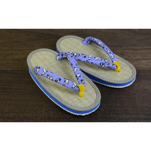 ふるさと納税 靴・スリッパ・下駄 奈良県 王寺町 雪丸草履 子ども用 ブルー(5寸5分・16.5cm)規 5寸5分・16.5cm