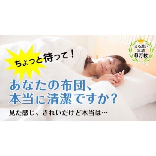 ふるさと納税 タオル・寝具 高知県 四万十町 オーガニックなふとんクリーニング３枚セット Osc-A006 羽毛布団 布団クリーニング 無添加せっけん石鹸で洗う 完…の画像