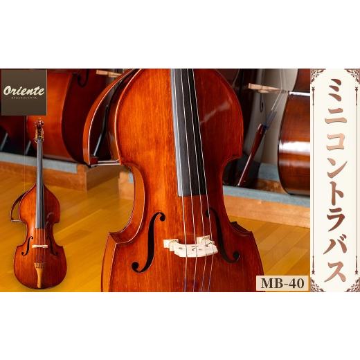ふるさと納税 楽器 京都府 宇治市 ミニコントラバス MB-40 uj-BM002-E ヒガシ絃楽器製作所の画像