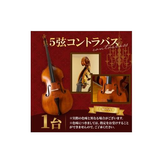 ふるさと納税 楽器 京都府 宇治市 5弦 コントラバス 5HB-45 uj-BM002-F ヒガシ絃楽器製作所の画像