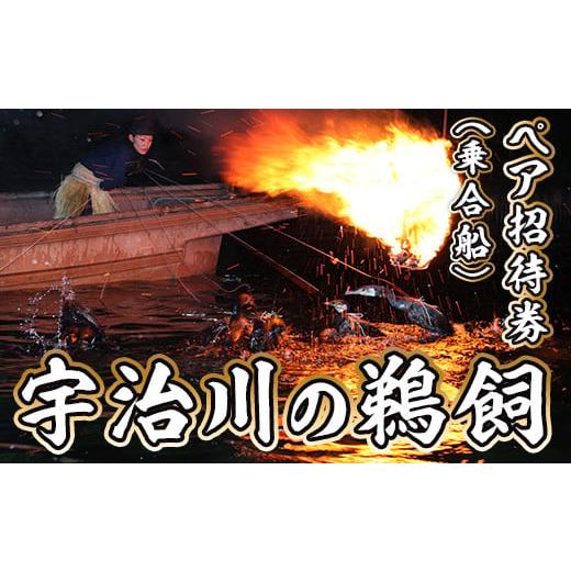 ふるさと納税 京都府 宇治市 宇治川の鵜飼ペア招待券（乗合船） 乗合船