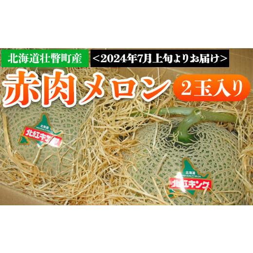 ふるさと納税 北海道 壮瞥町 [2024年7月上旬よりお届け]北海道壮瞥産 赤肉メロン 2玉入り ふるさと納税 人気 おすすめ ランキング 北海道 壮瞥 赤肉メロン …