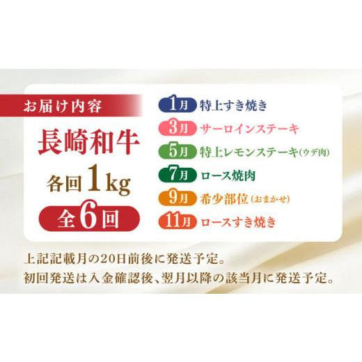 ふるさと納税 牛肉 ロース 長崎県 波佐見町  全6回 内閣総理大臣賞受賞 長崎和牛 毎月お届けセット ( 希少部位アリ ) 1kg×6回 YA20 肉 牛肉 ロース サーロイ…_8