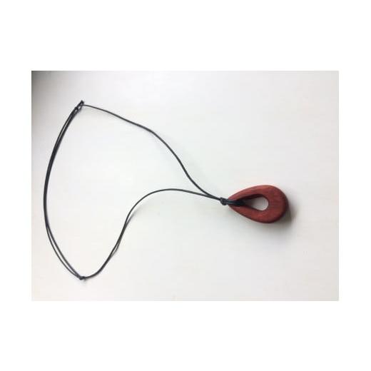 ふるさと納税 木工品・竹工品 千葉県 南房総市 木の雫ネックレス天然色、無着色（2個セット在庫から選択） mi0037-0007 |  | 03