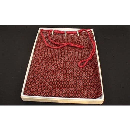 ふるさと納税 奈良県 桜井市 F-4.【格調高い文様】印伝　合切袋（小）小桜 奈良県 F-4.【格調高い文様】印伝　合切袋（小）小桜 桜井市 ふるさと納税