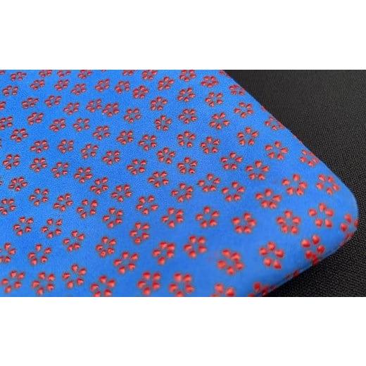 ふるさと納税 奈良県 桜井市 F-4.【格調高い文様】印伝　合切袋（小）小桜 奈良県 F-4.【格調高い文様】印伝　合切袋（小）小桜 桜井市 ふるさと納税