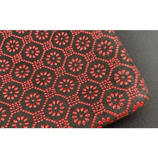 ふるさと納税 奈良県 桜井市 F-4.【格調高い文様】印伝　合切袋（小）小桜 奈良県 F-4.【格調高い文様】印伝　合切袋（小）小桜 桜井市 ふるさと納税