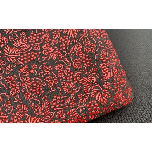 ふるさと納税 奈良県 桜井市 F-4.【格調高い文様】印伝　合切袋（小）小桜 奈良県 F-4.【格調高い文様】印伝　合切袋（小）小桜 桜井市 ふるさと納税