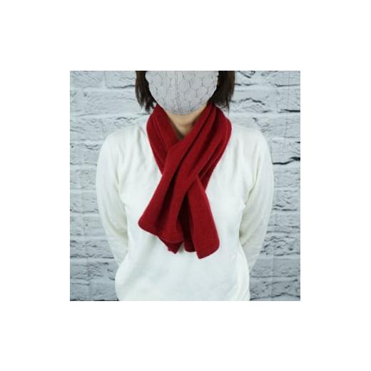 ふるさと納税 小物 ストール・マフラー 山梨県 富士川町 E1402国産カシミヤ100%糸使用国内生産カシミヤマフラー(ワイン) ワイン