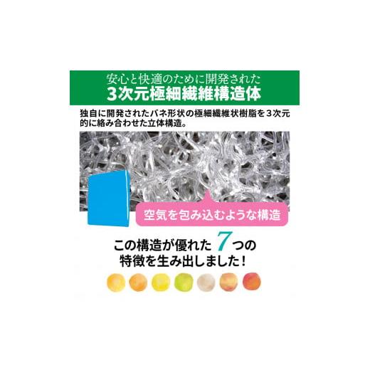ふるさと納税 タオル・寝具 大分県 国東市 クロッツエア ベビーソフトマットレス 2つ折り_1340Rの画像