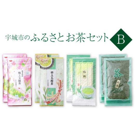 ふるさと納税 お茶類 緑茶（茶葉・ティーバッグ） 熊本県 宇城市 緑茶 宇城市のふるさとお茶 セット B 日本茶 茶葉の画像