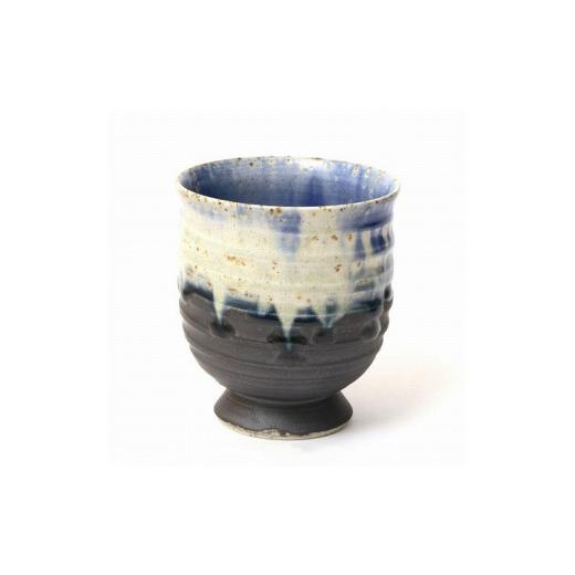 ふるさと納税 陶磁器・漆器・ガラス 福島県 浪江町 大堀相馬焼 松永窯 フリーカップ(コバルトブルー) コバルトブルー