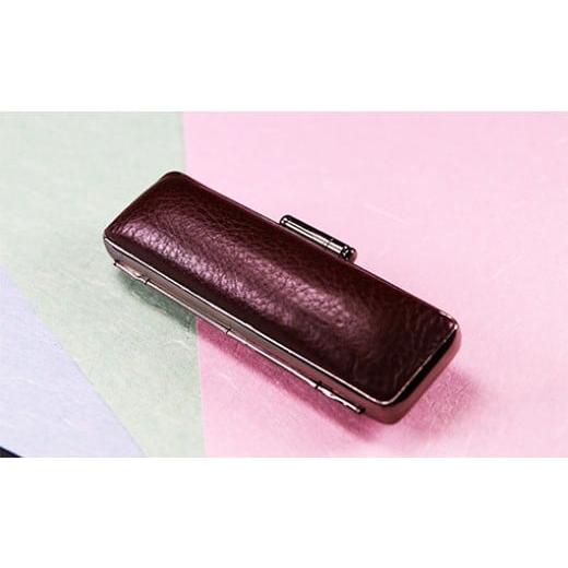 ふるさと納税 民芸品・工芸品 山梨県 市川三郷町 イタリアンレザー印鑑ケース 茶 5839-9101 茶