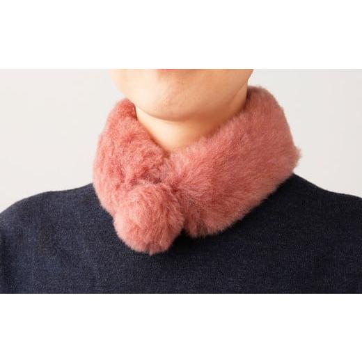 ふるさと納税 小物 ストール・マフラー 埼玉県 横瀬町 羊毛で暖かい「メリノン」カラープチマフラー(ピンクグレー)| 羊毛 ウール 洗えるウール タクトコーポ…