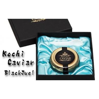 ふるさと納税 高知県 芸西村 高知産熟成キャビア30g(化粧箱)シェルスプーン付Black Jewel[高知市共通返礼品]