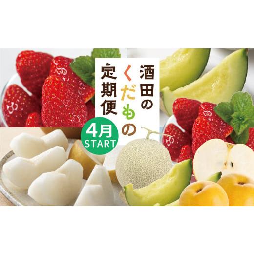 ふるさと納税 いちご 山形県 酒田市 3回定期便 酒田の果物専門店厳選 くだもの定期便2026 (いちご〔やよいひめ〕、アンデスメロン、幸水梨)