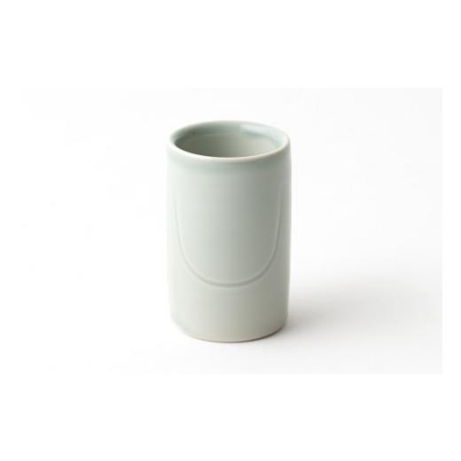 ふるさと納税 陶磁器・漆器・ガラス 福島県 浪江町 大堀相馬焼 ikkon ぐい呑み ラウンド(緑釉) 緑釉