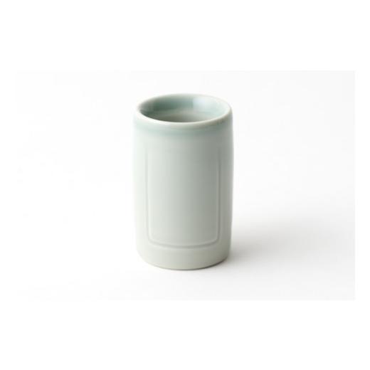 ふるさと納税 陶磁器・漆器・ガラス 福島県 浪江町 大堀相馬焼 ikkon ぐい呑み ストレート(緑釉) 緑釉