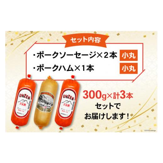 ふるさと納税 肉 ハム 長崎県 島原市 GD192 雲仙ハム ソーセージ 詰め合わせ 小×2本＋ハム×1本 各300g 絶品 人気 ウインナー ソーセージ おつまみ ギフト 肉… |  | 05