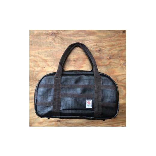 ふるさと納税 カバン 長野県 岡谷市 010-019 FHP ボストンバッグ ブラック S パイピングカラー:黒 パイピングカラー:黒