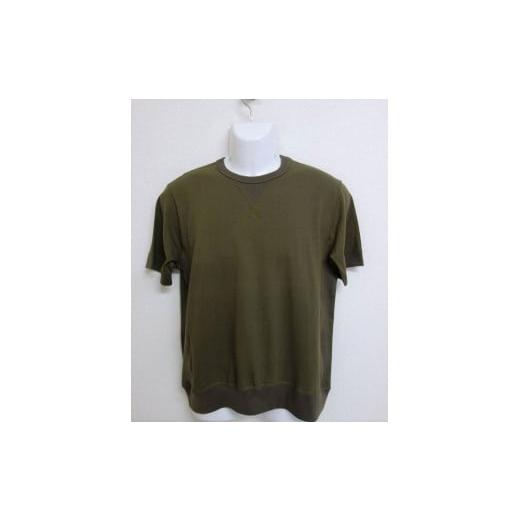 ふるさと納税 服 和歌山県 和歌山市 和歌山吊り天竺フラットシーマVガゼットTシャツ/カーキ 男女兼用 Mサイズ Mサイズ