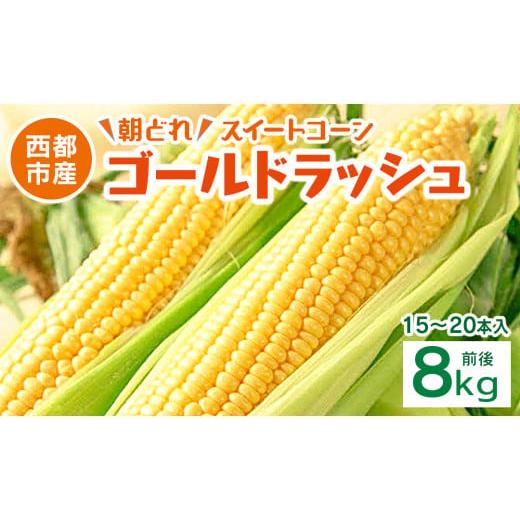 ふるさと納税 宮崎県 西都市 初夏の味覚!鮮度が命 生産者直送 村田さん家のゴールドラッシュ8kg前後 大人気 西都市産 朝どれスイートコーン 4月より発送開始…